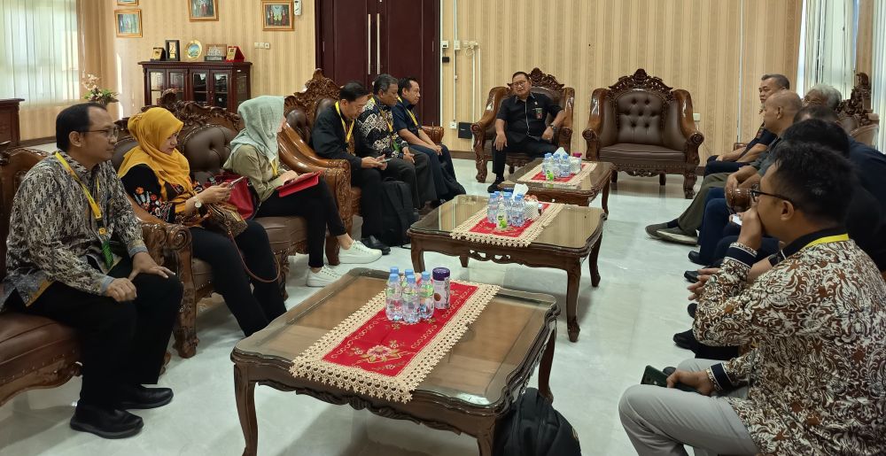 Audiensi dengan Ketua PT Semarang